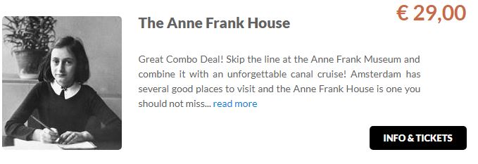 Anne Frank House Tickets GO Dutchtrave