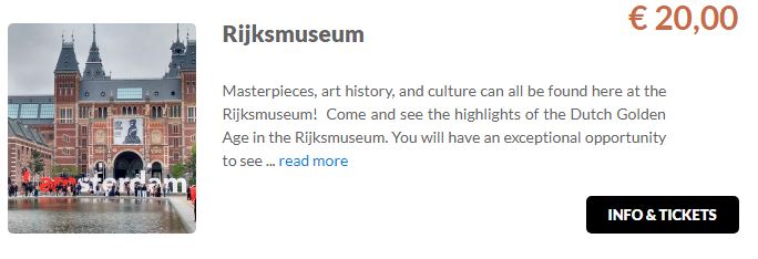 Rijksmuseum Tickets GO Dutchtravel